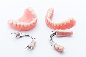 Different types of dentures